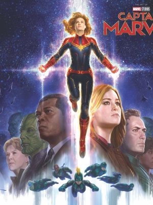 MARVELS CAPTAIN MARVEL HC ART OF MOVIE SLIPCASE