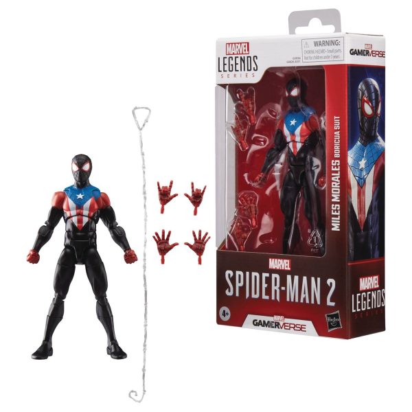 STL362779 SPIDER-MAN 2 VG LEGENDS 6IN BORICUA MILES MORALES AF - Image 1
