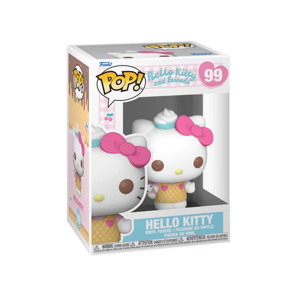Hello Kitty Ice Cream Funko Pop! (No. 99 Hello Kitty and Friends Series) - Image 1