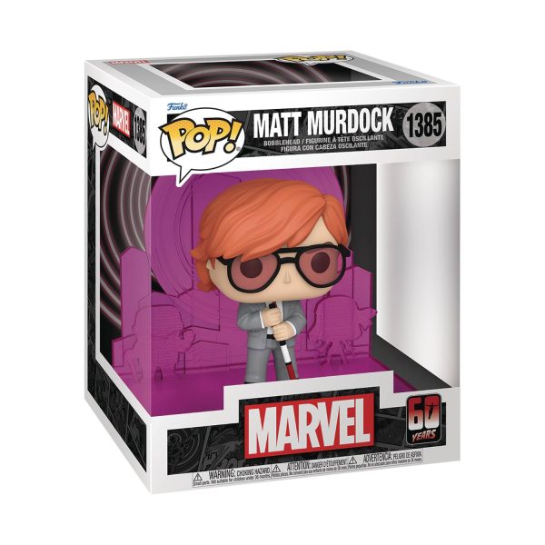 POP DELUXE DAREDEVIL 60TH MATT MURDOCK W RADAR VIN FIG - Image 1