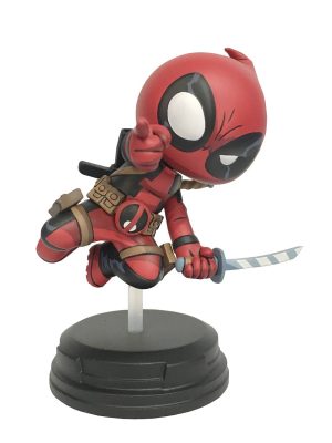MARVEL ANIMATED DEADPOOL JUMPING STATUE