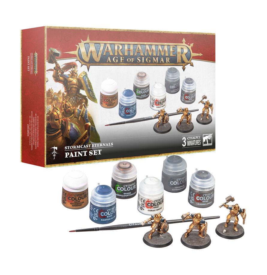 170218003_INTAoSStormcastPaintSet1 Stormcast Eternals Paints Set - Image 1