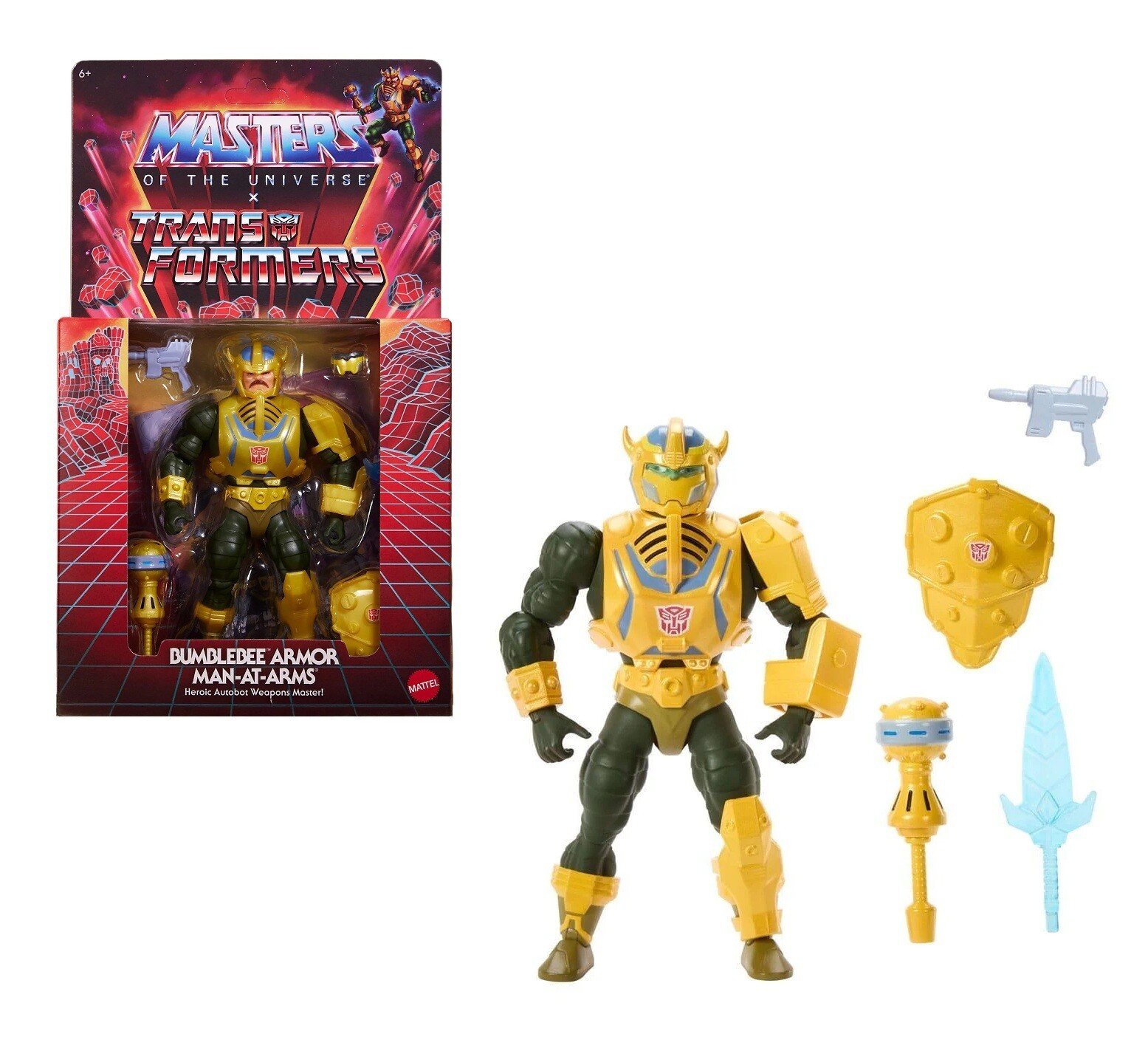 s-l1600 Masters Of The Universe X Transformers BUMBLEBEE Action Figure - Image 1